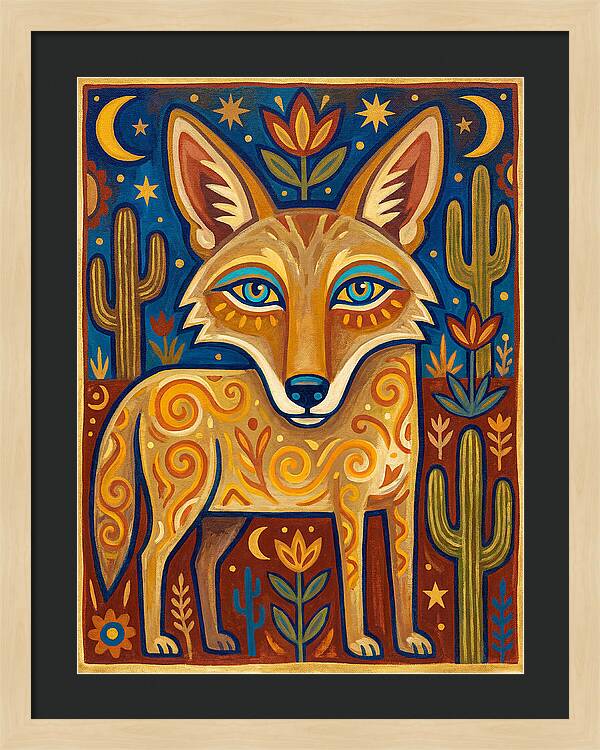 Coyote Folk Art