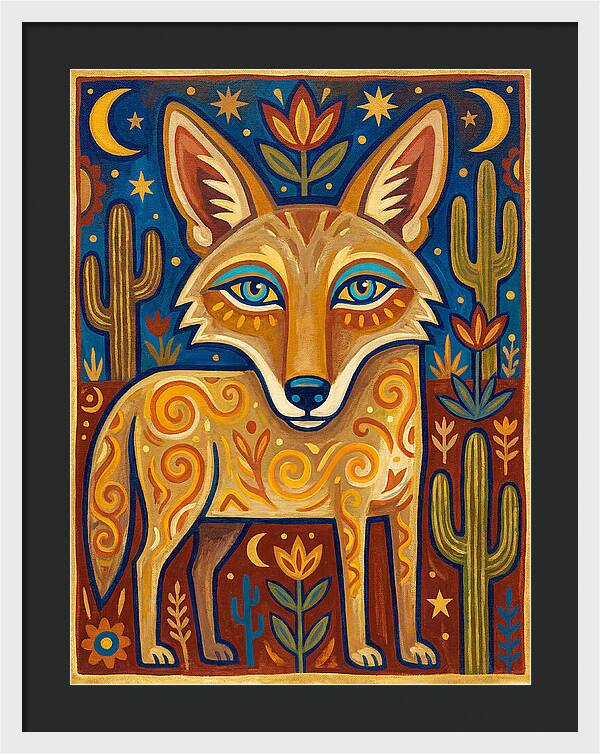 Coyote Folk Art