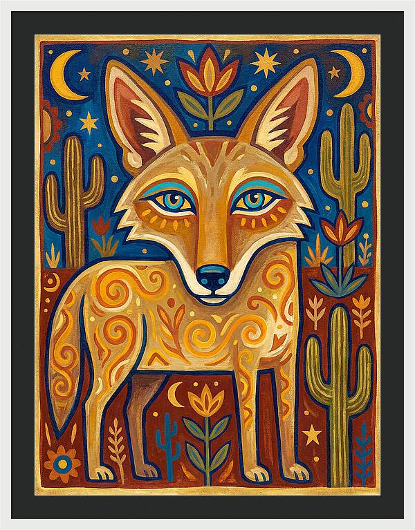 Coyote Folk Art