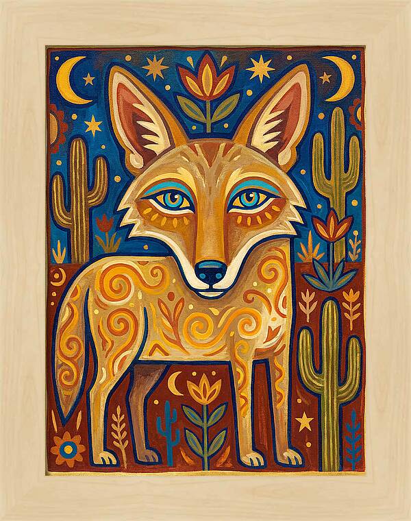 Coyote Folk Art