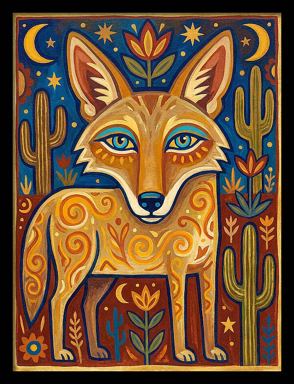 Coyote Folk Art