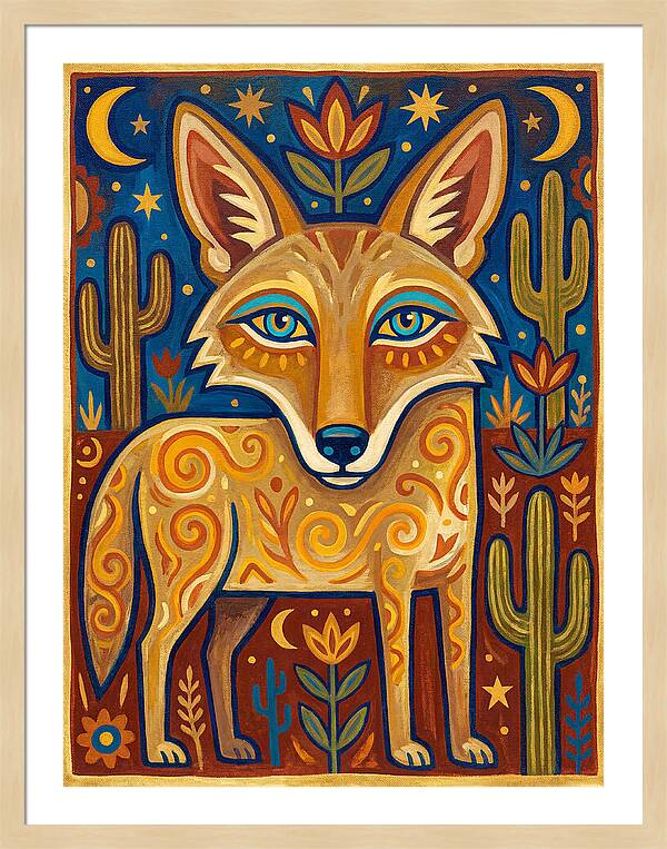 Coyote Folk Art