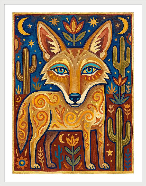 Coyote Folk Art