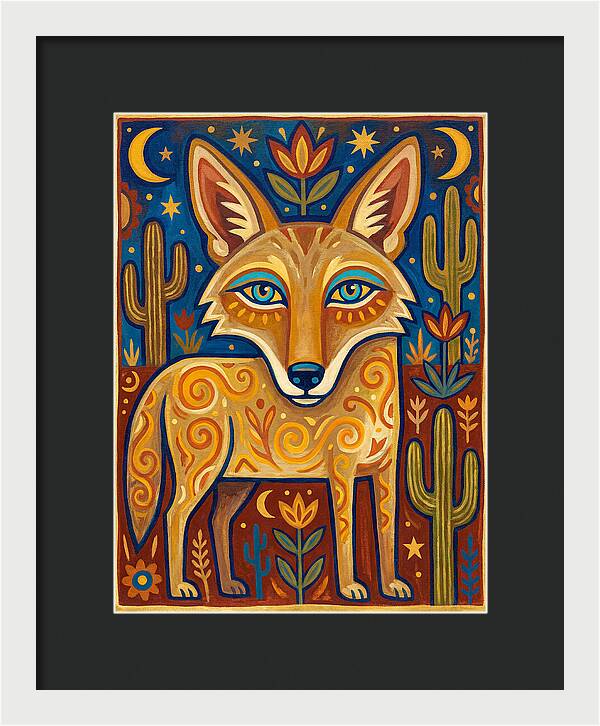 Coyote Folk Art