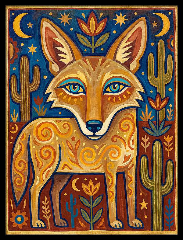 Coyote Folk Art