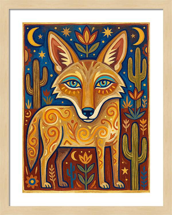 Coyote Folk Art