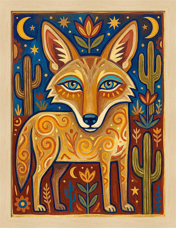 Coyote Folk Art
