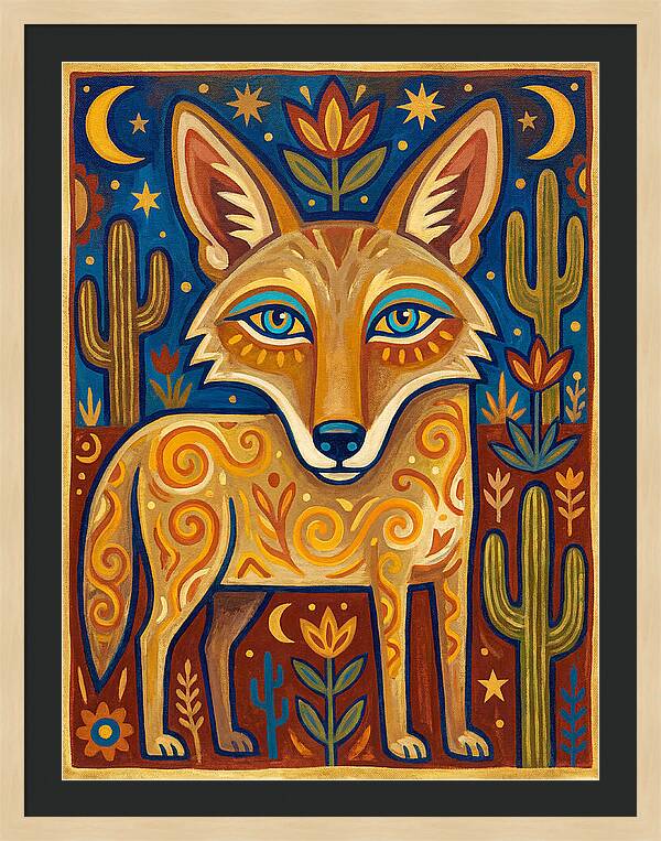 Coyote Folk Art
