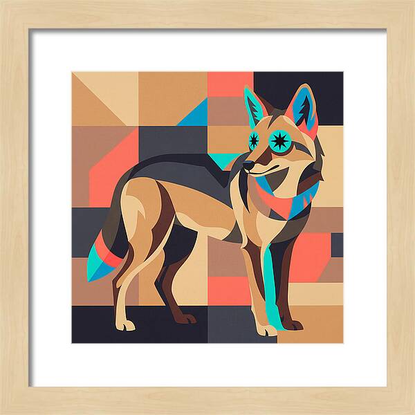 Coyote In Geometric Harmony