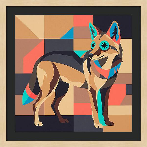 Coyote In Geometric Harmony