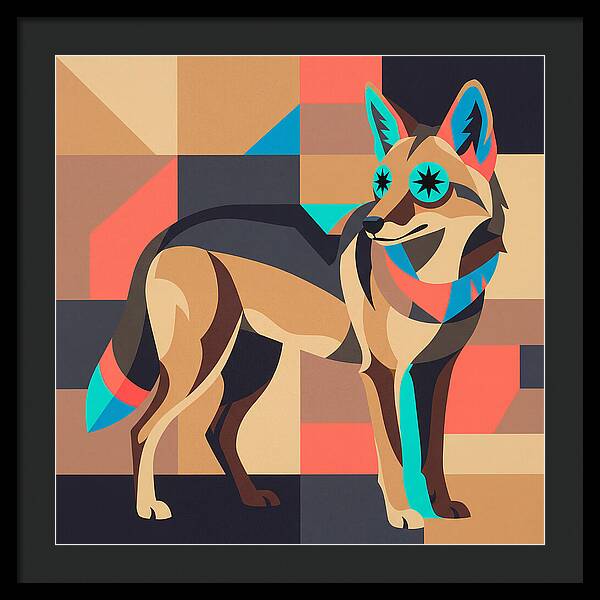 Coyote In Geometric Harmony