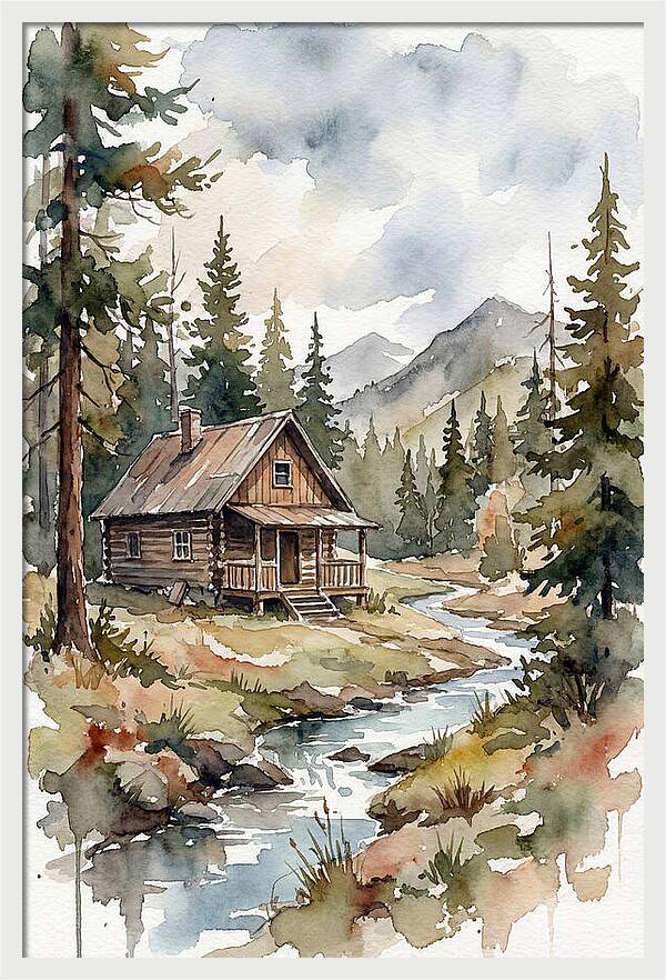 Cozy Cabin By The Stream