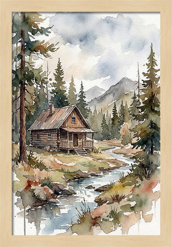 Cozy Cabin By The Stream