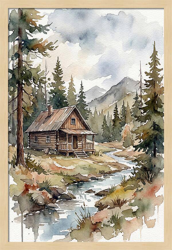 Cozy Cabin By The Stream