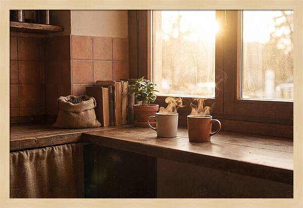 Cozy Coffee Shop Corner