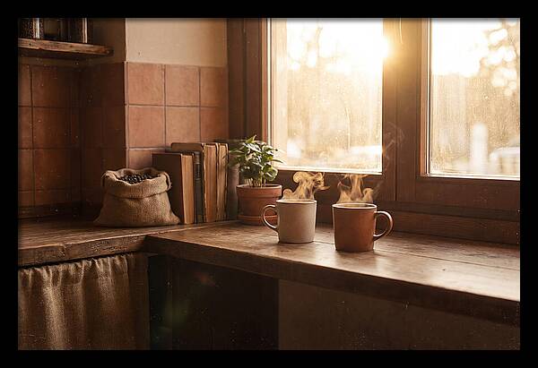 Cozy Coffee Shop Corner