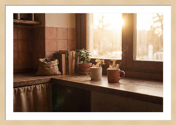 Cozy Coffee Shop Corner