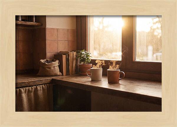 Cozy Coffee Shop Corner
