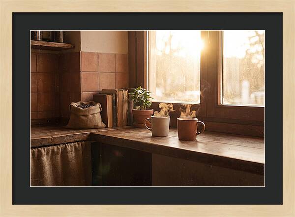 Cozy Coffee Shop Corner