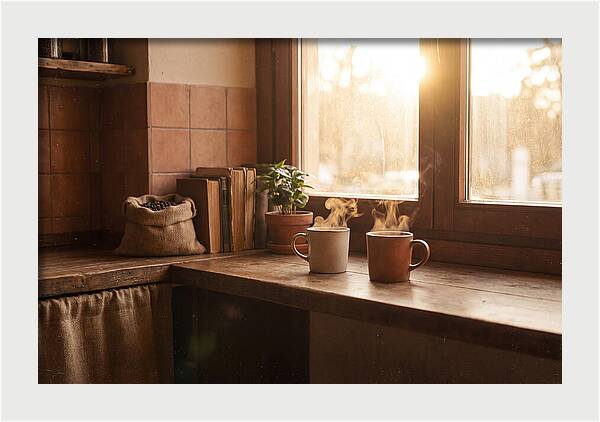 Cozy Coffee Shop Corner