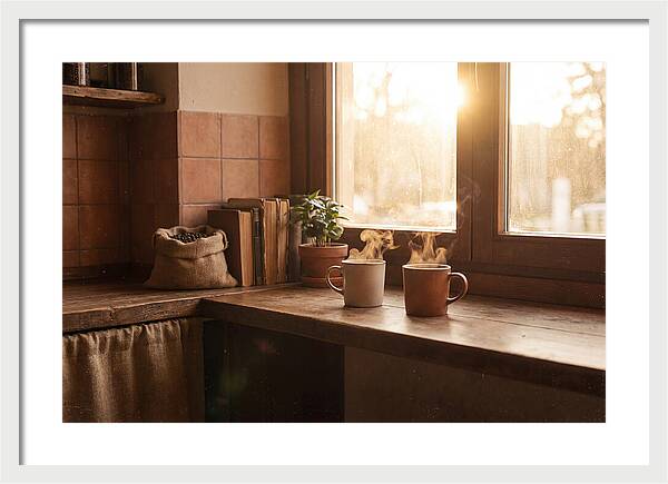 Cozy Coffee Shop Corner