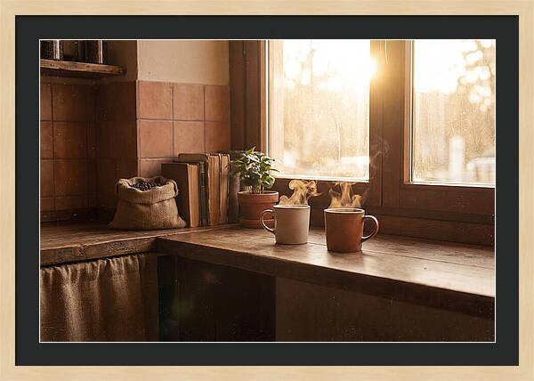 Cozy Coffee Shop Corner