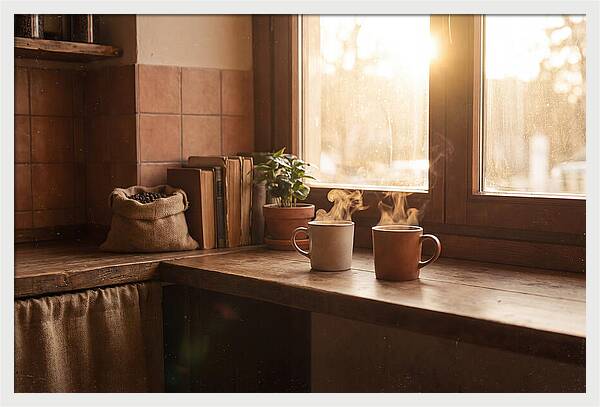 Cozy Coffee Shop Corner