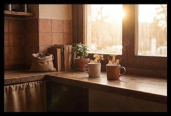 Cozy Coffee Shop Corner