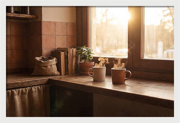 Cozy Coffee Shop Corner