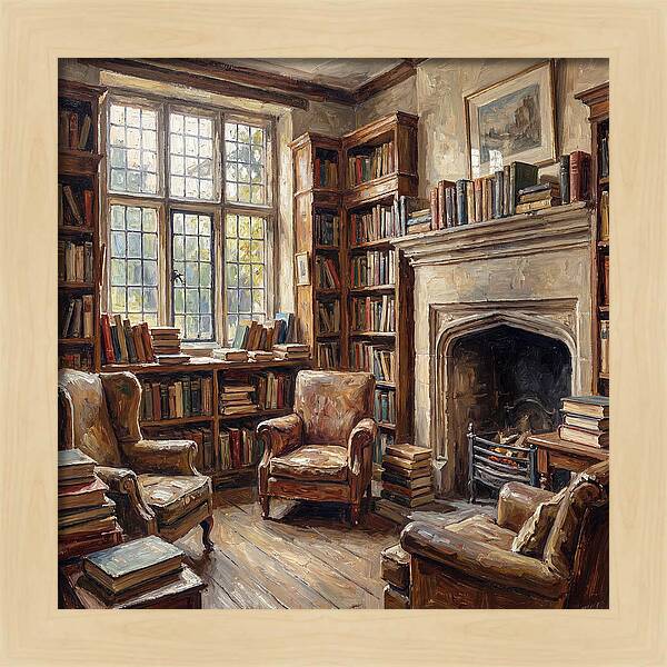 Cozy Historic Bookshop Interior