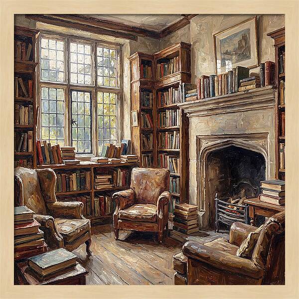 Cozy Historic Bookshop Interior