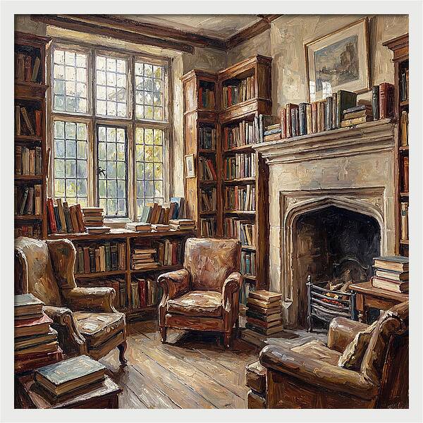 Cozy Historic Bookshop Interior