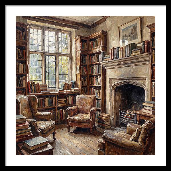 Cozy Historic Bookshop Interior