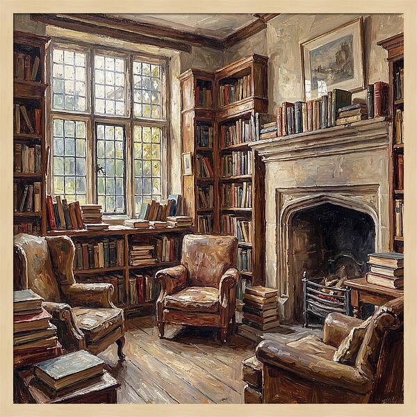 Cozy Historic Bookshop Interior
