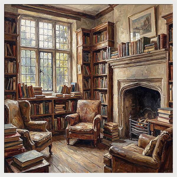 Cozy Historic Bookshop Interior