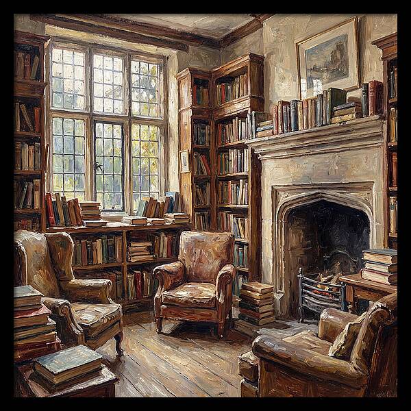 Cozy Historic Bookshop Interior