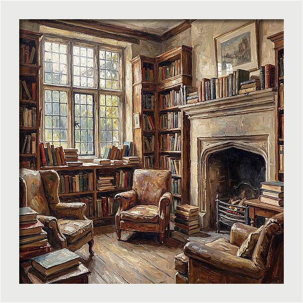 Cozy Historic Bookshop Interior