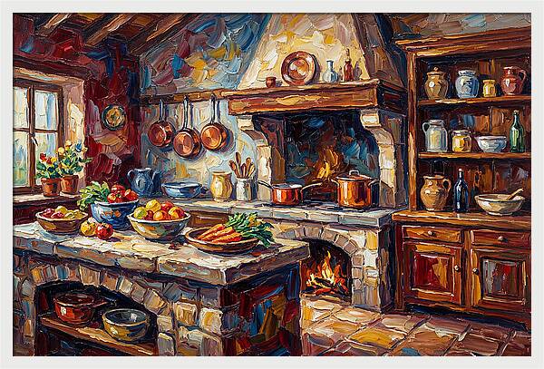 Cozy Kitchen Scene