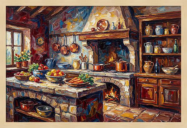 Cozy Kitchen Scene