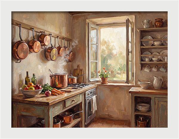 Cozy Kitchen With Natural Light