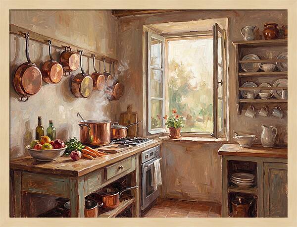Cozy Kitchen With Natural Light