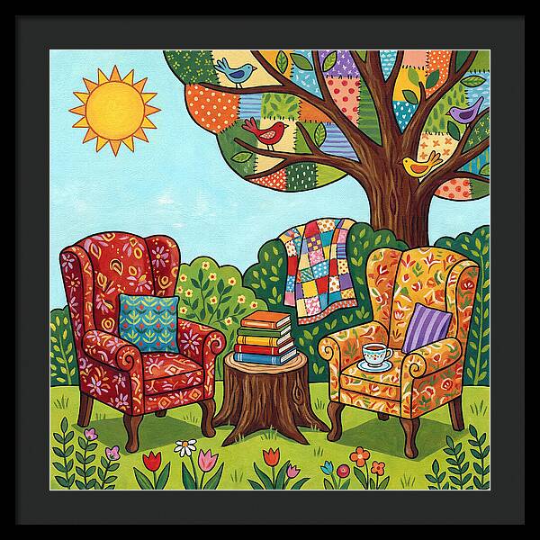 Cozy Outdoor Reading Nook