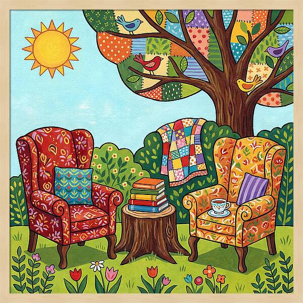 Cozy Outdoor Reading Nook