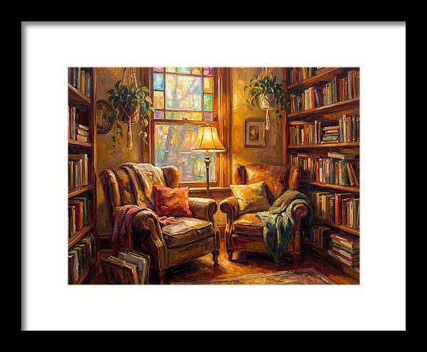 Cozy Reading Nook With Light