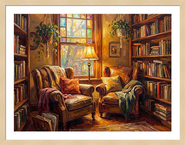 Cozy Reading Nook With Light