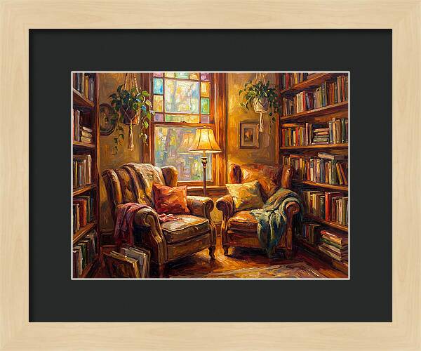 Cozy Reading Nook With Light