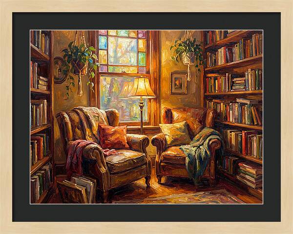 Cozy Reading Nook With Light