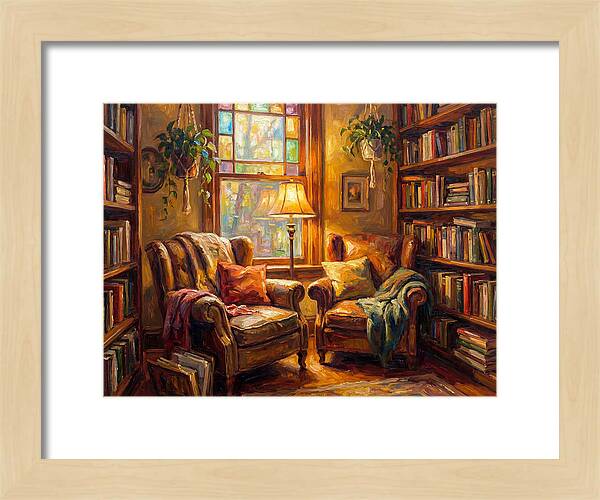 Cozy Reading Nook With Light
