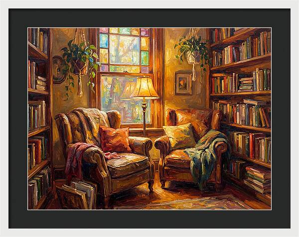Cozy Reading Nook With Light