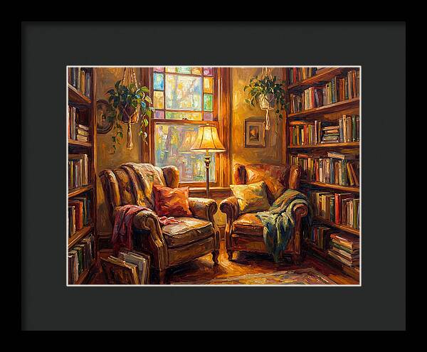 Cozy Reading Nook With Light